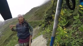 Crazy Nepalese Woman Goes On A Rampage Against A British Woman