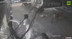 Man In Karachi, Pakistan Saves His Friend From Getting Killed By Electrocution