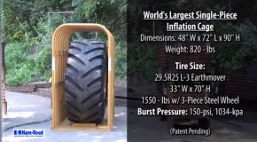 Ken Tool Advertises Their Tire Inflater Cage With A Huge Explosion!