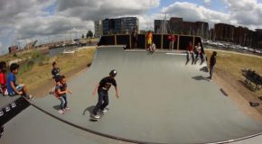 Small Kids Cause A Squabble In A Skate Park
