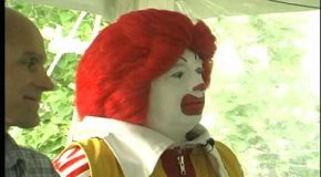 Ronald McDonald Tries To Sneak A Fart, Lets Out A Loud One!
