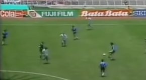 The Amazing “Hand Of God” Goal In 1986 World Cup By Maradona!
