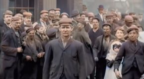 60fps Upscaled Video Of Laborers Of Victorian England, 1901