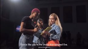 Dancer Is Asked To Dance Like The Snake That Tempted Eve, She delivers!