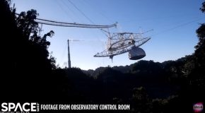 Destruction Of An Arecibo Observatory Captured By A Drone And Control Room!