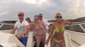 Bikini Girls On Boat Crash ft. Turn Down For What Remix!