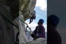Rock Climber Almost Defies Gravity, Almost!