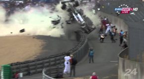 The Horrible Le Mans Crash Of Allan McNish In 2011