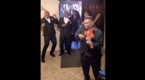 Wedding Violinist Makes All The Guests Dance To His Music