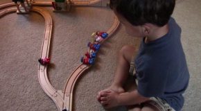 2-Year-Old-Kid Solves The “Trolley Problem” In A Matter Of Seconds!