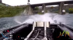 Insanely Fast 777 Turbine Unicorn Race Boat In Action!