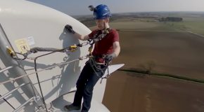 How An Emergency Exit For A Wind Turbine Works!