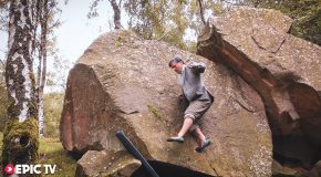 Johnny Dawnes’ Incredible Method Of Climbing Rocks Without Using His Hands!