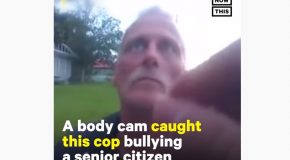 Body Cam Footage Of Cop Shows Him Bullying A 69 Year Old Veteran!