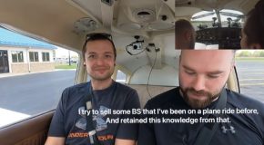 Pilot’s Friend Doesn’t Know He’s A Pilot!