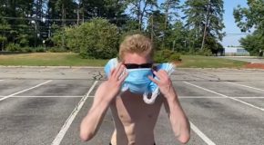 Man Goes To Extreme Lengths To Prove Masks Don’t Suffocate People!