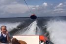 Man On Drag Boat Takes Flight, Is The Coolest Man Ever!