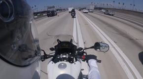 Motorcyclist Gets Pulled Over By Cop, Shows Respect, Gets Respect!