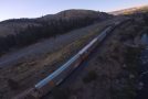 Skilled Drone Operator Flies Drone Over Trains And Captures Amazing Shots!