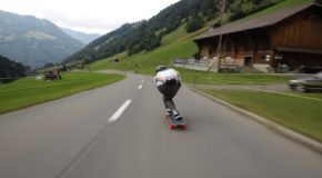 Going 70mph On A Skateboard In Switzerland!