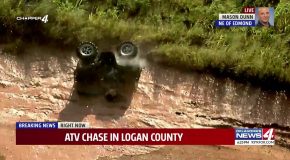 Guy Escapes Cops On An ATV, Tries GTA-Like Maneuver, Gets Doused In Mud!
