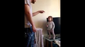 Father And Daughter Go Off On Each Other Adorably!