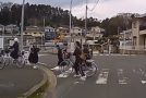 Japanese School Children Bow To Car That Stopped For Them!