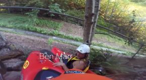 Kayak Accidentally Loses Control In A Drainage Ditch And Crashes!