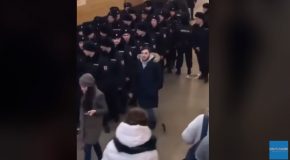 Russian Prankster Drops A Gun In Front Of The Police!
