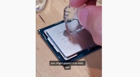 Looking At What Happens When You Put Ice On A CPU!