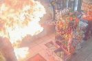 Man Stops Man From Throwing Second Molotov Cocktail Into A Store!