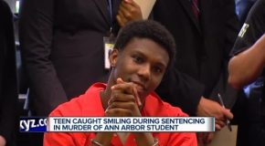 Teenager Caught Smiling During His Sentencing Of Murder!