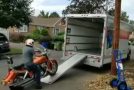 Loading Motorcycle On A Truck Goes Wrong!