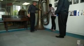 Playing A Massive 8-Foot Tall Tuba!