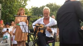 Sting Performs Song Live, All Eyes Fall On Sound Woman For Two Reasons!
