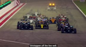 Huge Crash By Grosjean During F1 Race Made A Huge Fireball