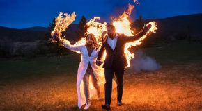 Bride And Groom Set Themselves On Fire And A Lot More!