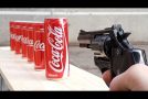Shooting A Few Things Including Coca Cola With A Gun Equals Amazing!