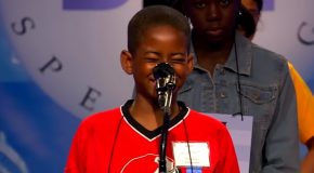 11-Year-Old Spelling Bee Contestant Laughs On Stage Upon Hearing A Word!
