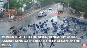 Beer Company In Search Of The “Heroes” Who Cleaned Up A Huge Beer Spill!