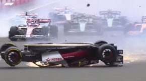 Driver Turns Out Okay After A Crash During F1 Race