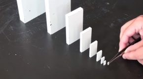 Cool Compilation Of Dominoes Falling Down!
