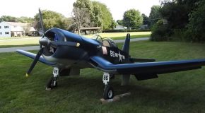 Very Cool 1/2 Scale Replica Of A Corsair Airplane!