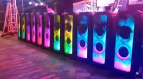 12 JBL Partybox 1000s Playing Together Is A Recipe For A Wild Party!