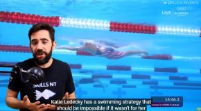 Katie Ledecky’s Impossible But Effective Swimming Technique!