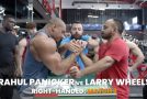 Arm Wrestling Competition Between Rahul Panicker And Larry Wheels!