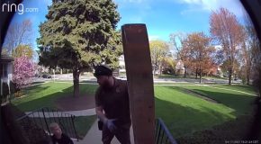 Boy Stuck Under A Package Gets Saved By A UPS Driver!