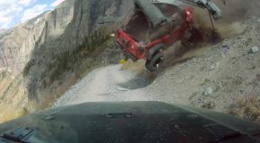 Jeep Falls Off The Treacherous Black Bear Pass