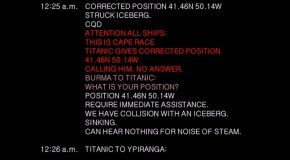The Last Distress Messages By The Titanic Before It Sunk!
