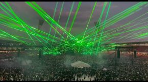 Amazing Laser Ceremony At The KO Outdoor Event!